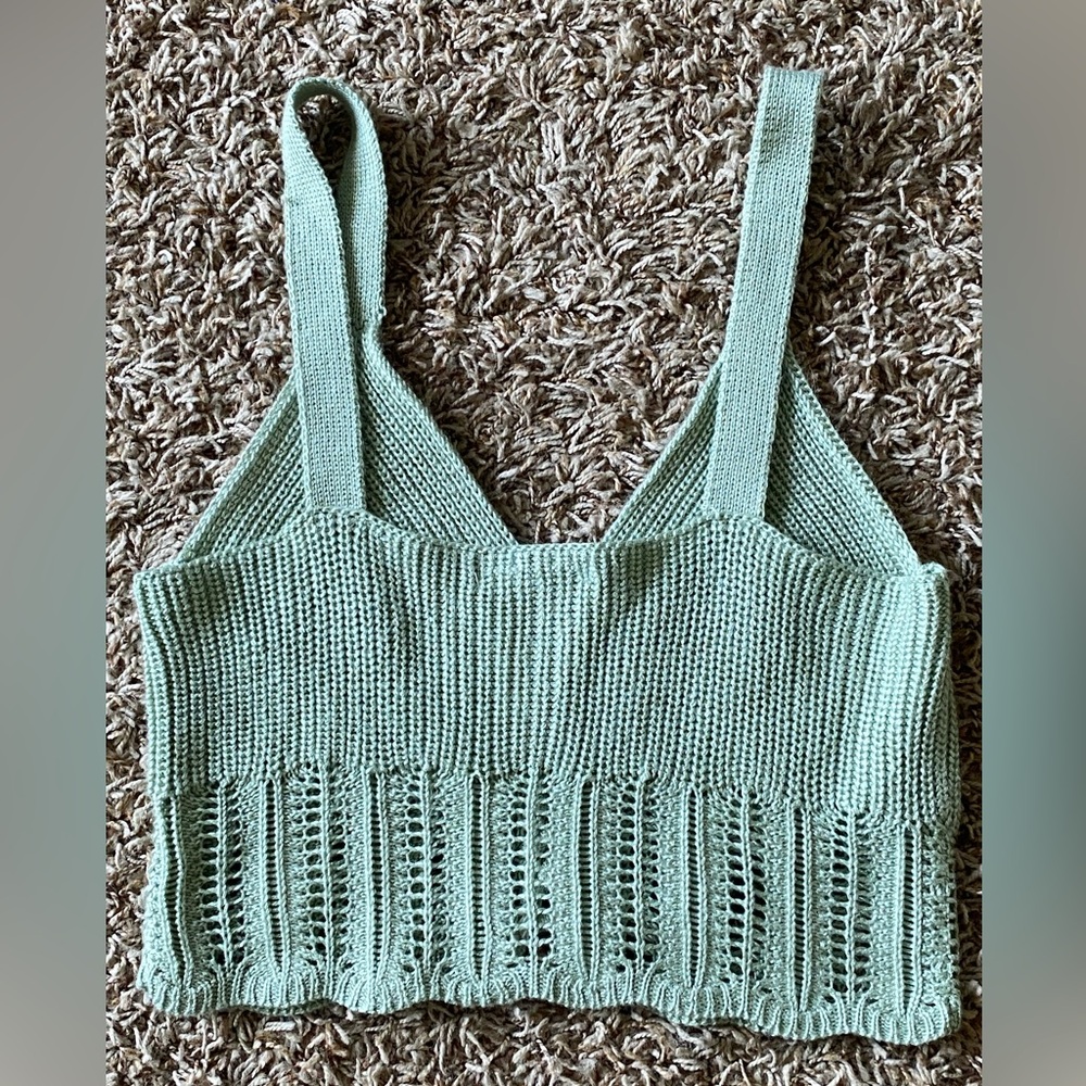 Cropped knit top - Picture 2 of 2